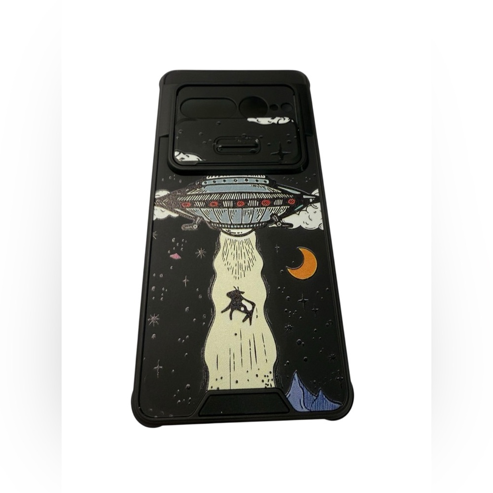 Google Pixel 7 Pro Case Push-window Spaceship X003KSGBW1 A1